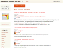 Tablet Screenshot of newspebbles.com